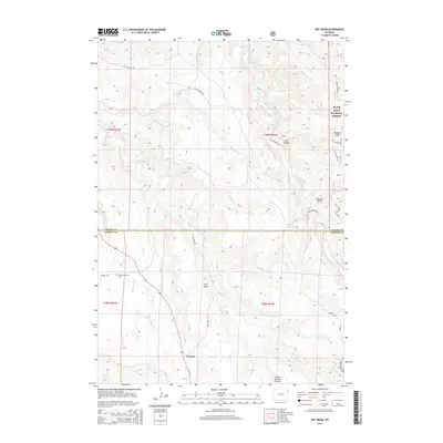 2015 Map of Dry Draw, 2015 Print