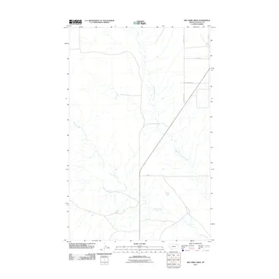 2011 Map of Dry Fork Creek, 2011 Print