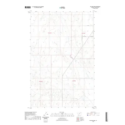 2020 Map of Dry Fork Creek, 2020 Print