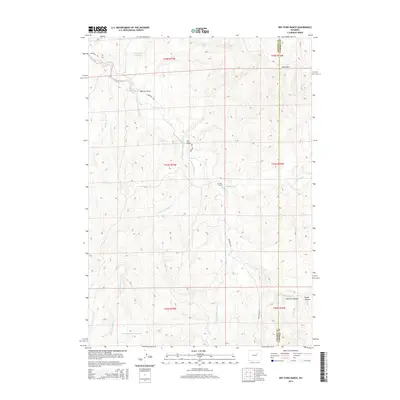 2015 Map of Dry Fork Ranch, 2015 Print