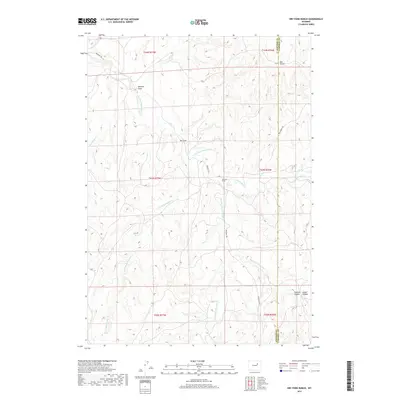 2017 Map of Dry Fork Ranch, 2017 Print