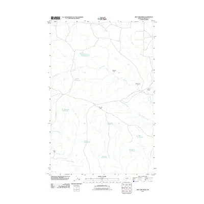 2011 Map of Dry Fork Ridge, 2011 Print