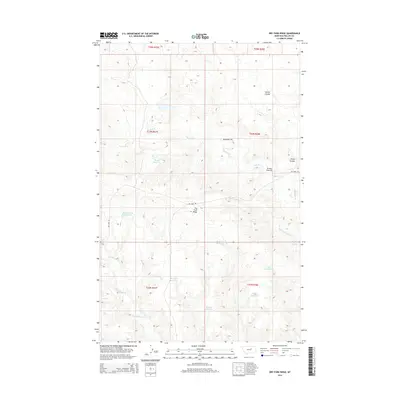 2014 Map of Dry Fork Ridge, 2014 Print