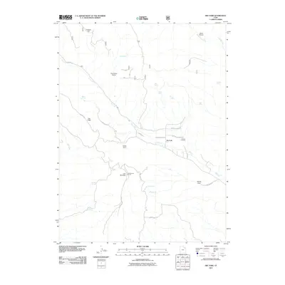 2011 Map of Dry Fork, 2011 Print