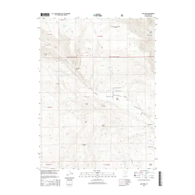 2014 Map of Dry Fork, 2014 Print