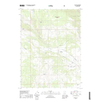 2020 Map of Dry Fork, 2020 Print