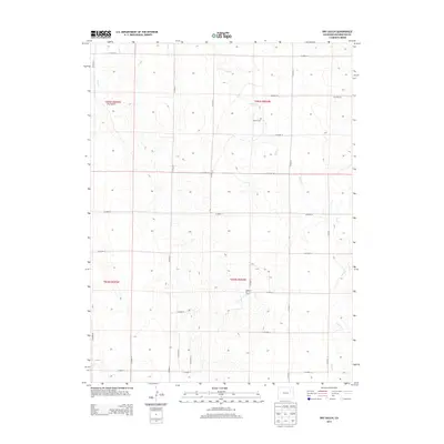 2013 Map of Dry Gulch, 2013 Print