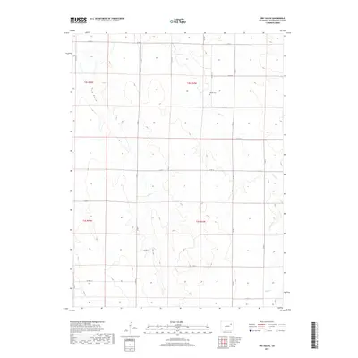 2019 Map of Dry Gulch, 2019 Print