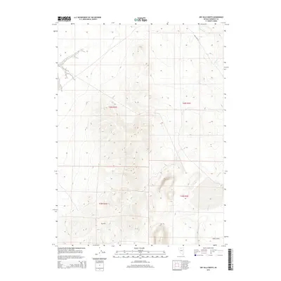 2015 Map of Dry Hills North, 2015 Print