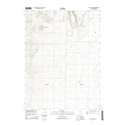 2015 Map of Dry Hills South, 2015 Print