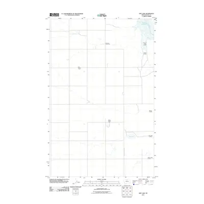 2011 Map of Dry Lake, 2011 Print