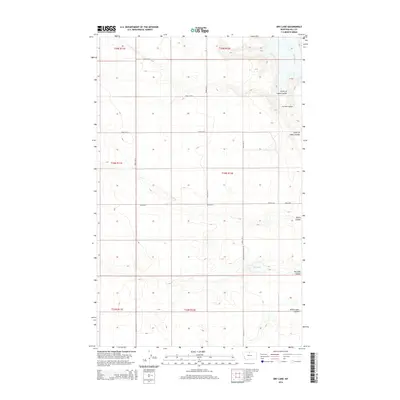 2014 Map of Dry Lake, 2014 Print