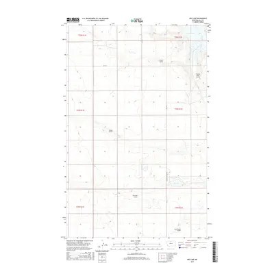 2017 Map of Dry Lake, 2017 Print
