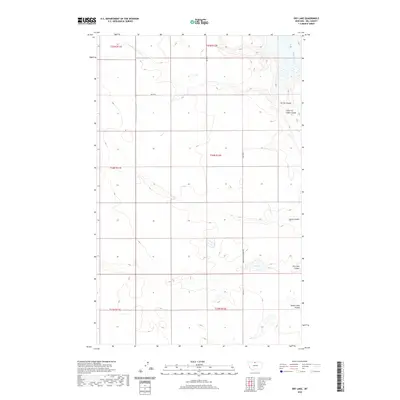 2020 Map of Dry Lake, 2020 Print