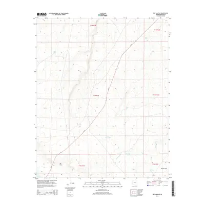 2014 Map of Dry Lake NE, 2014 Print