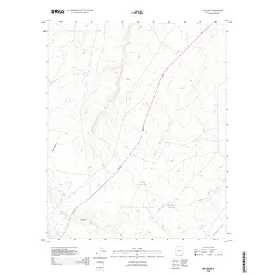 2026 Map of Dry Lake NE, 2026 Print