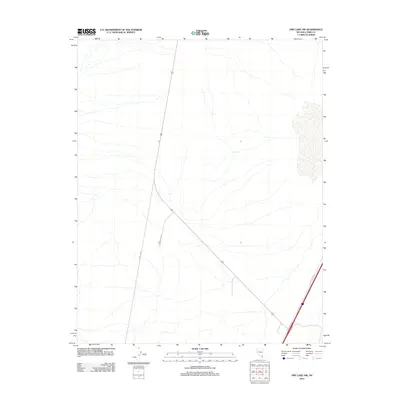 2012 Map of Dry Lake NW, 2012 Print