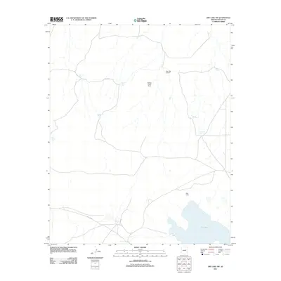 2011 Map of Dry Lake NW, 2011 Print