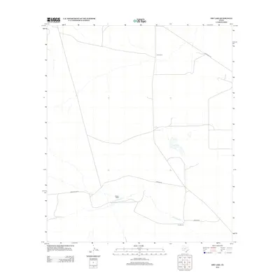 2012 Map of Dry Lake, 2012 Print