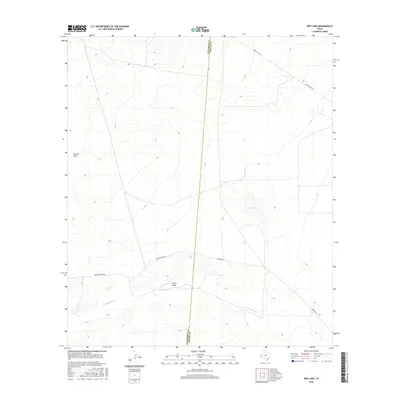 2016 Map of Dry Lake, 2016 Print