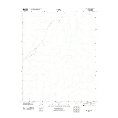 2012 Map of Dry Lake SE, 2012 Print
