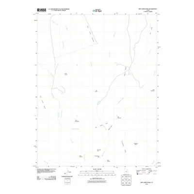 2010 Map of Dry Lakes Peak, 2010 Print