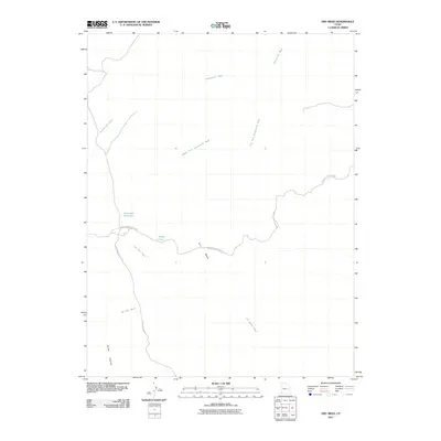 2011 Map of Dry Mesa, 2011 Print