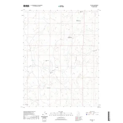 2020 Map of Dry Mesa, 2020 Print