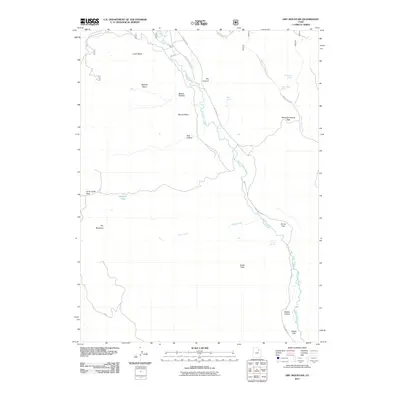 2011 Map of Dry Mountain, 2011 Print
