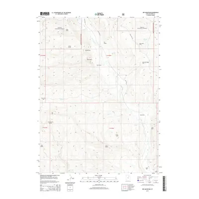 2014 Map of Dry Mountain, 2014 Print