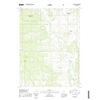 2020 Map of Dry Mountain, 2020 Print