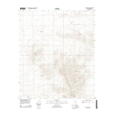 2014 Map of Dry Mountain, 2014 Print