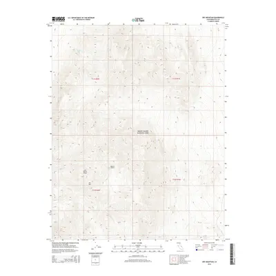 2015 Map of Dry Mountain, 2015 Print