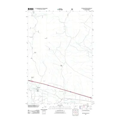 2011 Map of Dry Mountain, 2011 Print