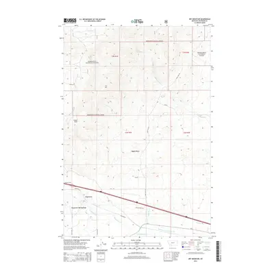 2014 Map of Dry Mountain, 2014 Print