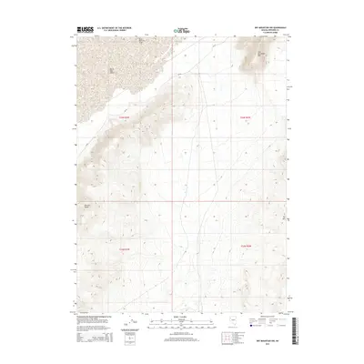 2014 Map of Dry Mountain NW, 2014 Print