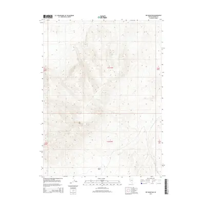2014 Map of Dry Mountain, 2014 Print