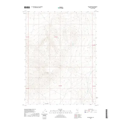 2018 Map of Dry Mountain, 2018 Print