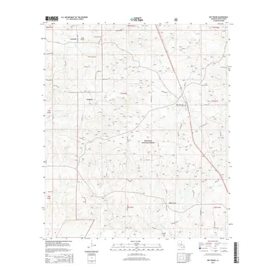 2015 Map of Dry Prong, 2015 Print
