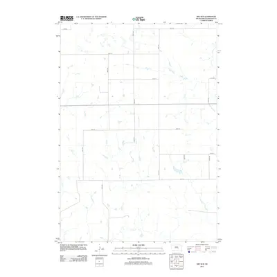 2012 Map of Dry Run, 2012 Print