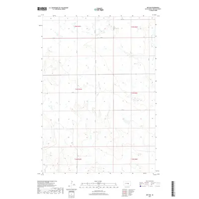 2017 Map of Dry Run, 2017 Print