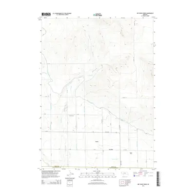 2014 Map of Dry Sheep Creek, 2014 Print