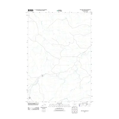 2011 Map of Dry Soap Creek, 2011 Print