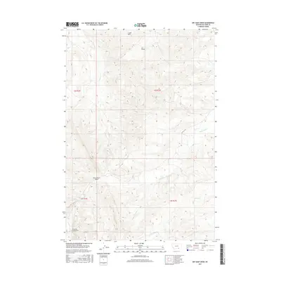 2017 Map of Dry Soap Creek, 2017 Print