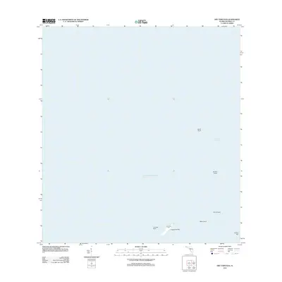 2012 Map of Dry Tortugas, 2012 Print