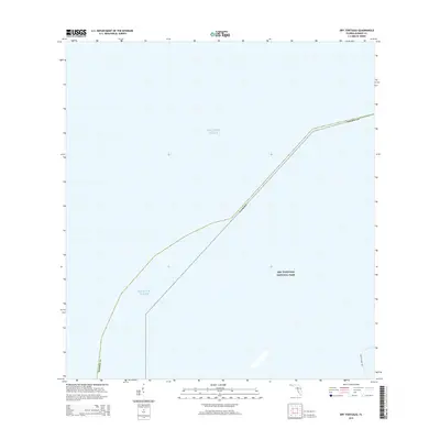 2015 Map of Dry Tortugas, 2015 Print