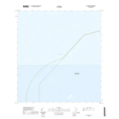 2021 Map of Dry Tortugas, 2021 Print