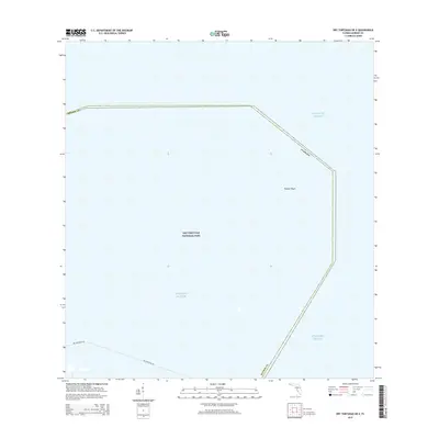 2015 Map of Dry Tortugas OE E, 2015 Print