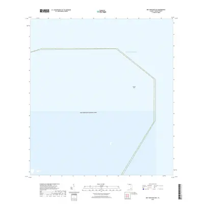 2018 Map of Dry Tortugas OE E, 2018 Print