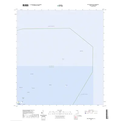 2024 Map of Dry Tortugas OE E, 2024 Print
